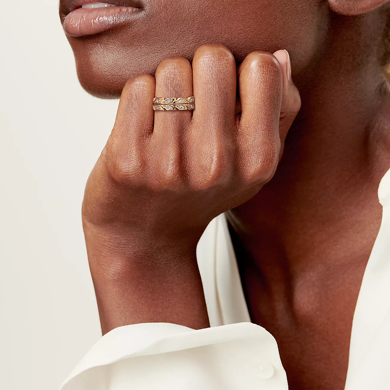 Yellow Gold Victoria Vine Ring