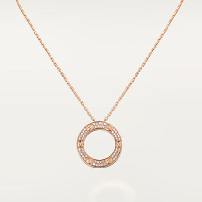 Love Diamond-Paved Necklace