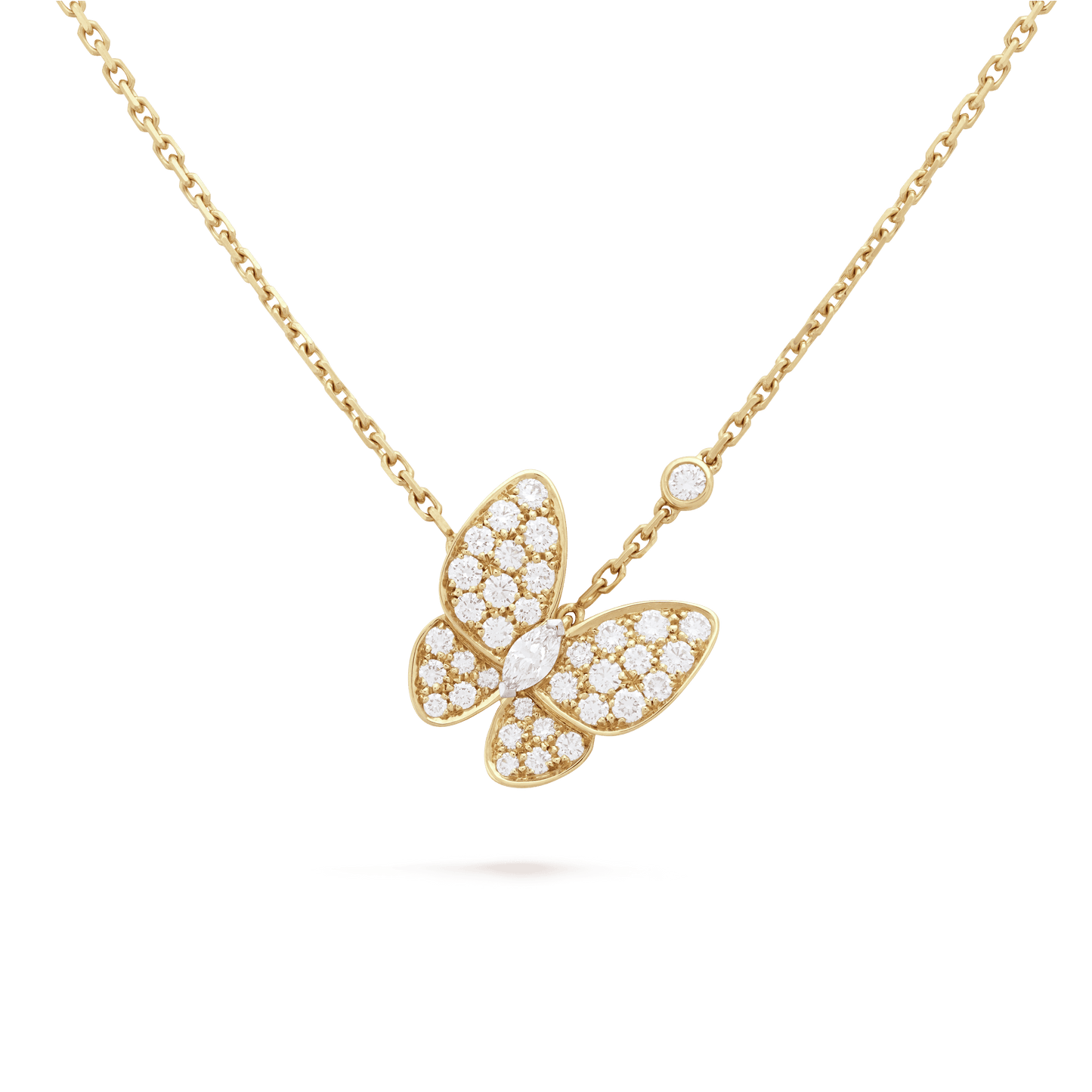 Two Butterfly Necklace