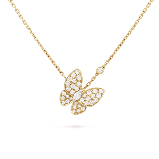 Two Butterfly Necklace