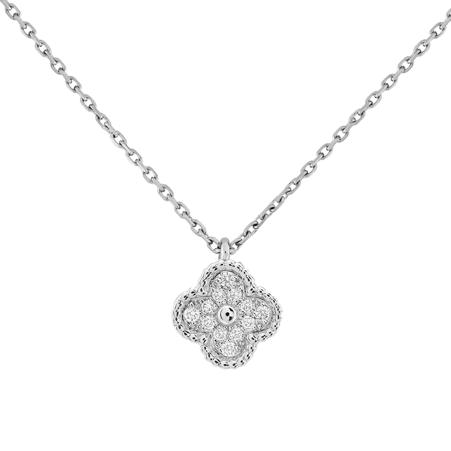 Sweet Alhambra Diamond Necklace