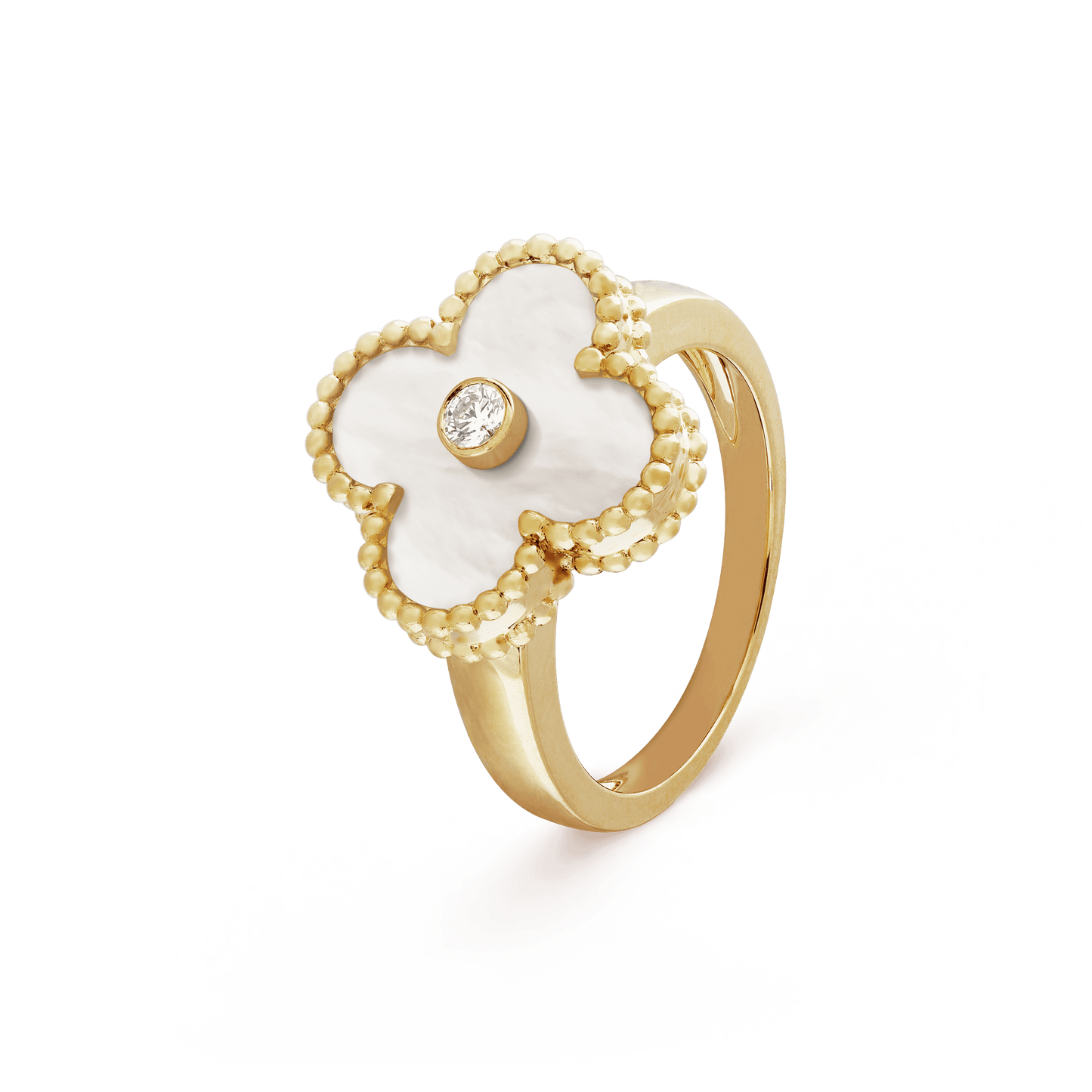 Vintage Alhambra Pearl Ring