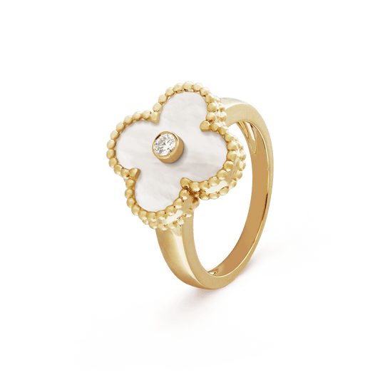 Vintage Alhambra Pearl Ring