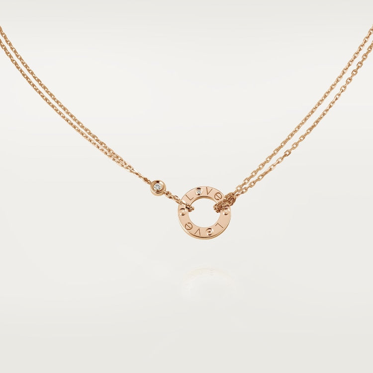 Love 2 Diamond Necklace