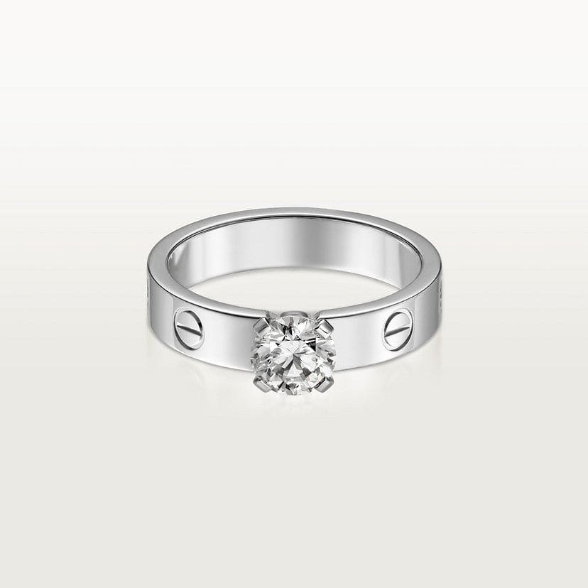 Love Solitaire Ring