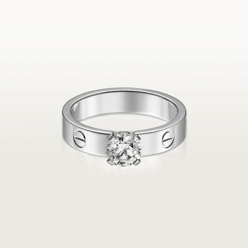 Love Solitaire Ring