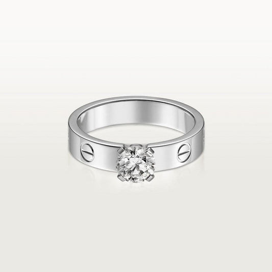 Love Solitaire Ring