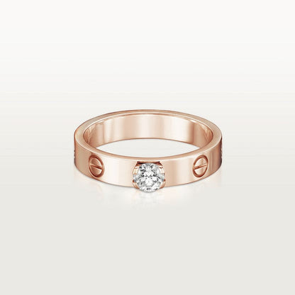 Love Solitaire Ring
