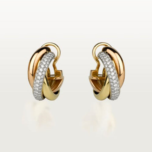 Trinity Diamond Earrings