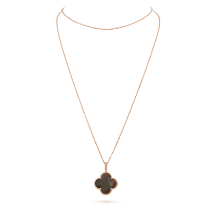 Magic Alhambra One Motif Pearl Necklace