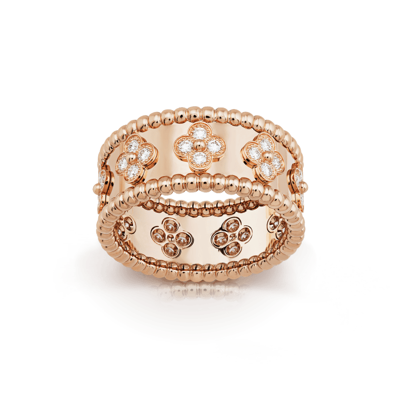 Perlée Clovers Ring, Medium Model