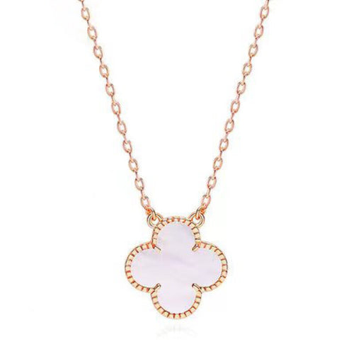 Vintage Alhambra Pink Necklace