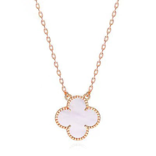 Vintage Alhambra Pink Necklace