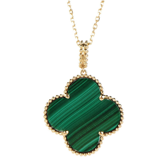Magic Alhambra Malachite Necklace