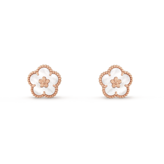 Lucky Spring Plum Blossom Earrings