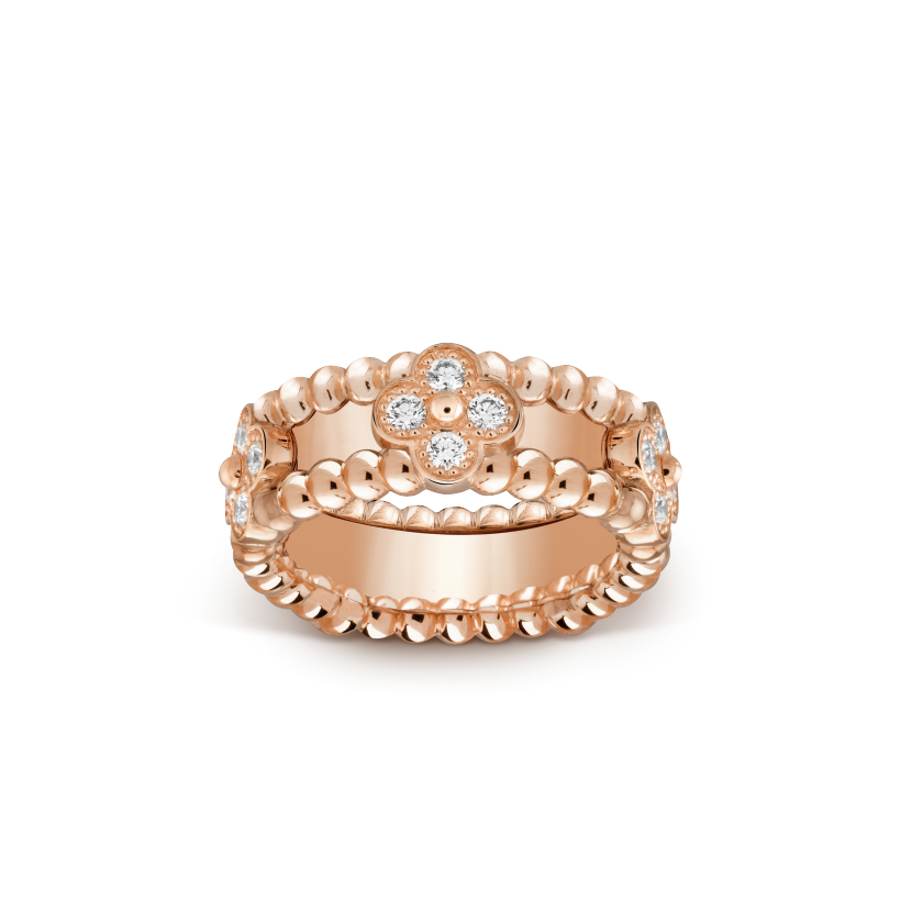Perlée Diamond Ring Sweet Clovers