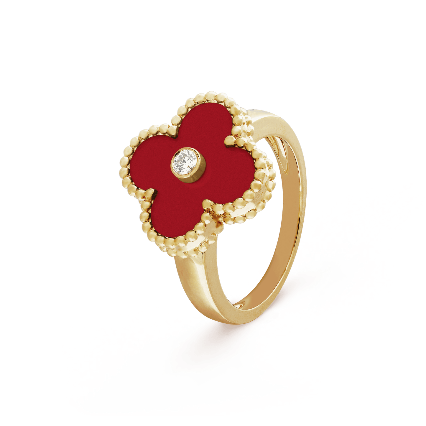 Vintage Alhambra Carnelian Ring