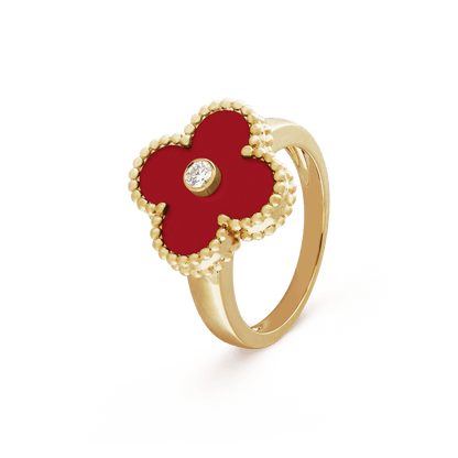 Vintage Alhambra Carnelian Ring