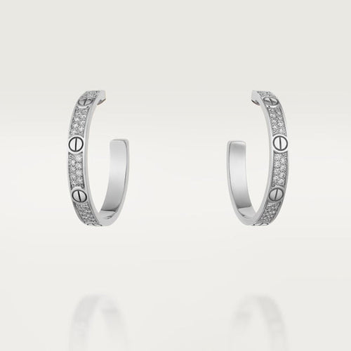 Love Pave Diamonds Earrings