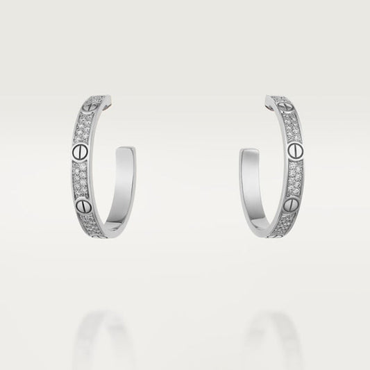 Love Pave Diamonds Earrings