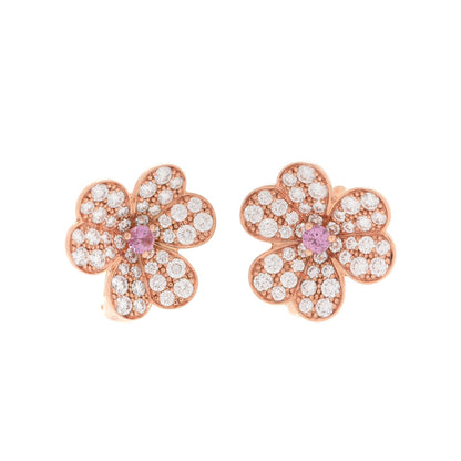 Frivole Pink Sapphire Earrings