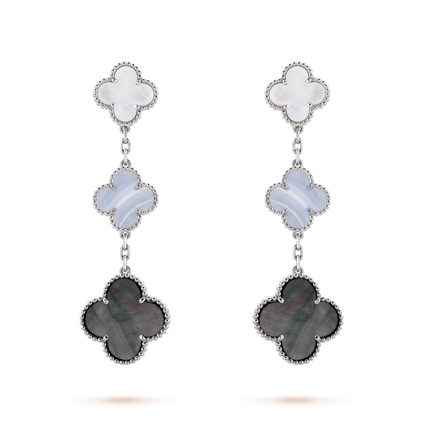 Magic Alhambra Three Motifs Earrings