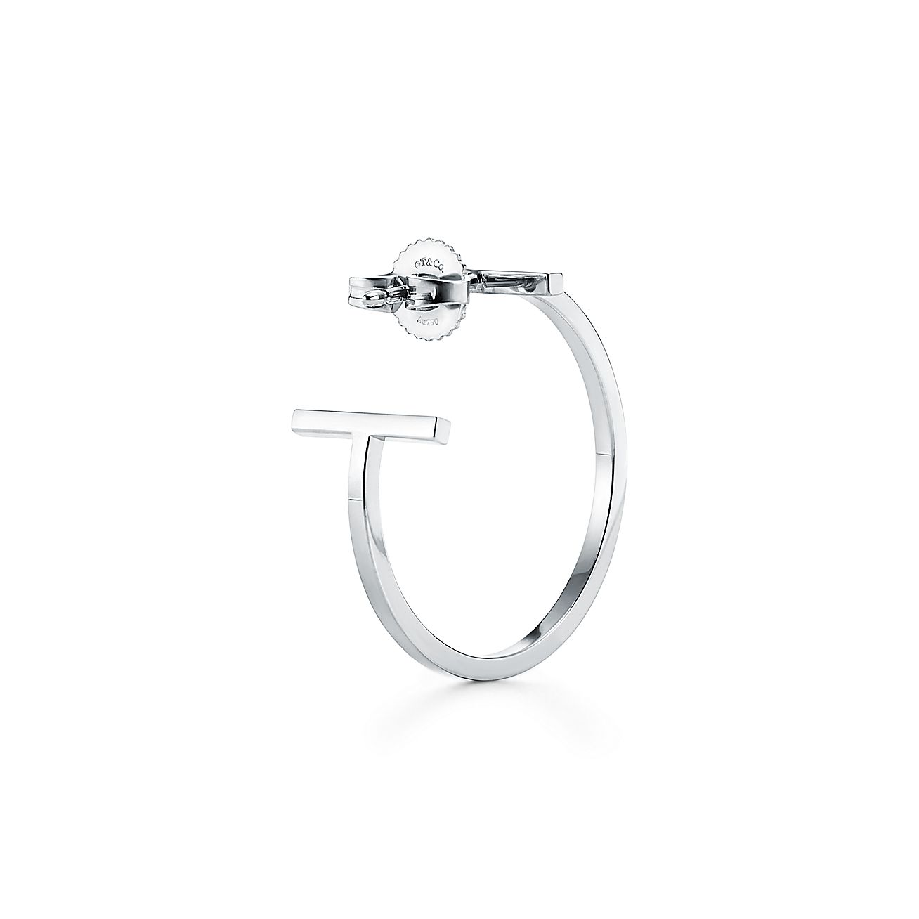 T Hoop Earrings