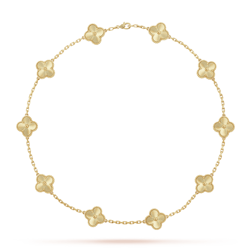 Vintage Alhambra 10 Motifs Necklace
