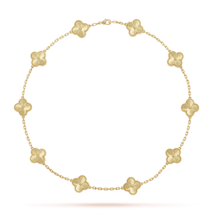 Vintage Alhambra 10 Motifs Necklace