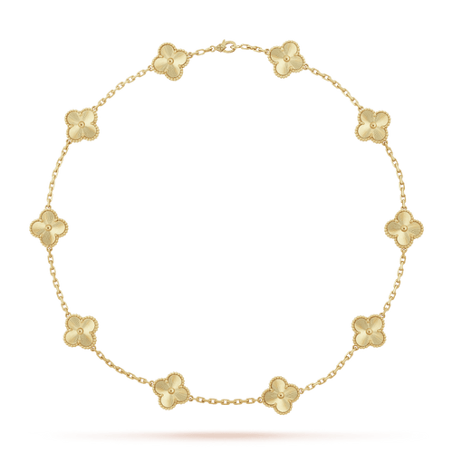 Vintage Alhambra 10 Motifs Necklace