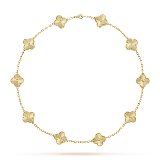 Vintage Alhambra 10 Motifs Necklace