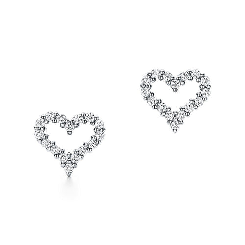 T Heart Diamonds Earrings