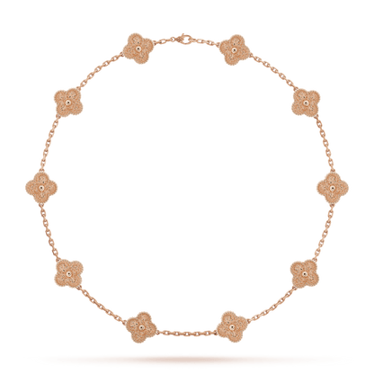 Vintage Alhambra 10 Motifs Necklace