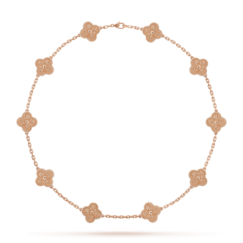 Vintage Alhambra 10 Motifs Necklace