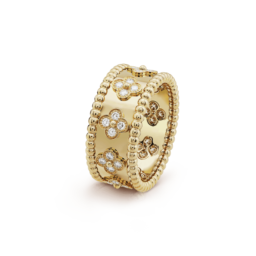 Perlée Clovers Ring, Medium Model