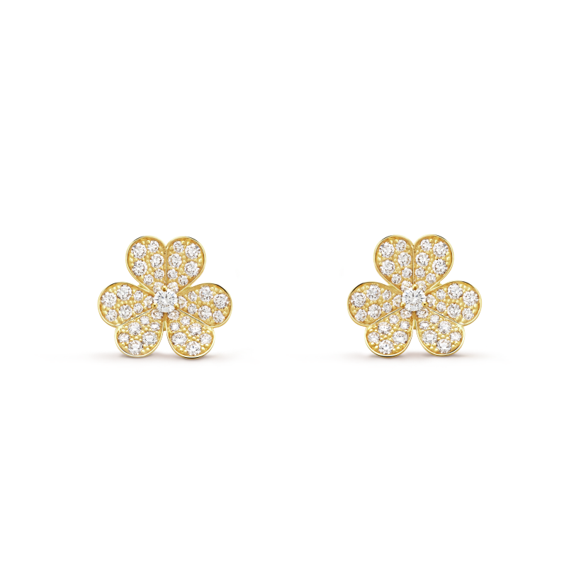 Yellow Gold Frivole Small Model Earrings