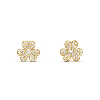 Yellow Gold Frivole Small Model Earrings