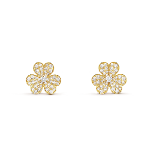 Yellow Gold Frivole Small Model Earrings
