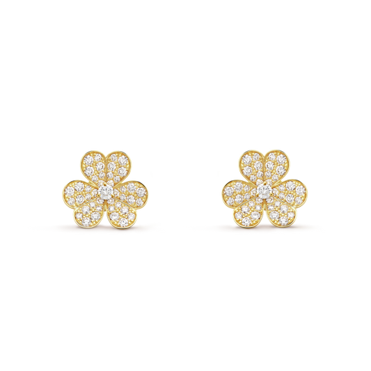 Yellow Gold Frivole Small Model Earrings