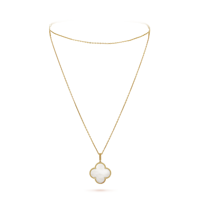Magic Alhambra One Motif Pearl Necklace