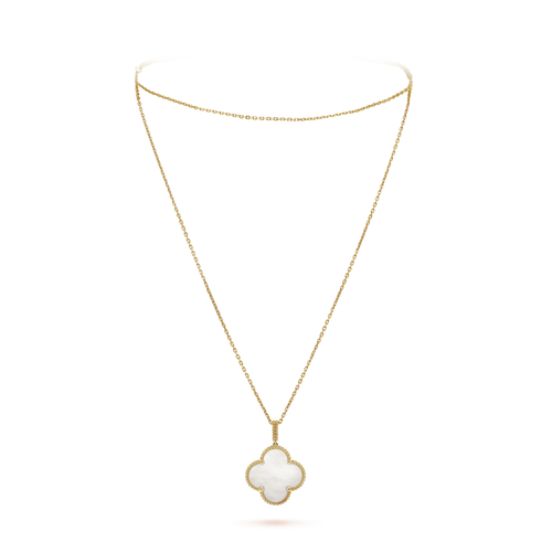 Magic Alhambra One Motif Pearl Necklace