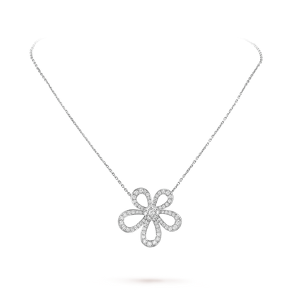 Flowerlace Pendant Necklace