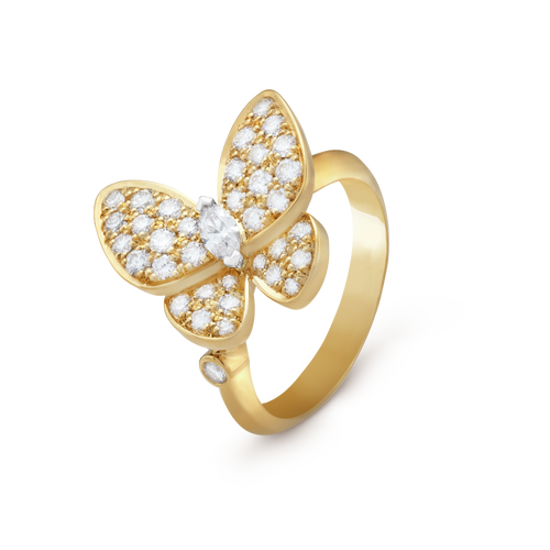 Two Butterfly Ring