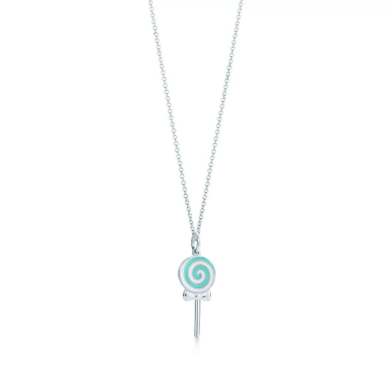 T Lollipop Charm Chain Necklace