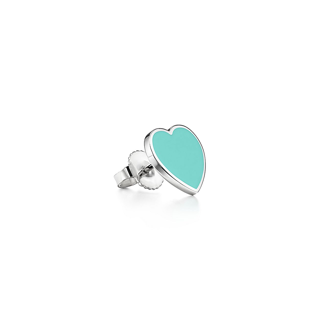 Return to Blue Heart Earrings