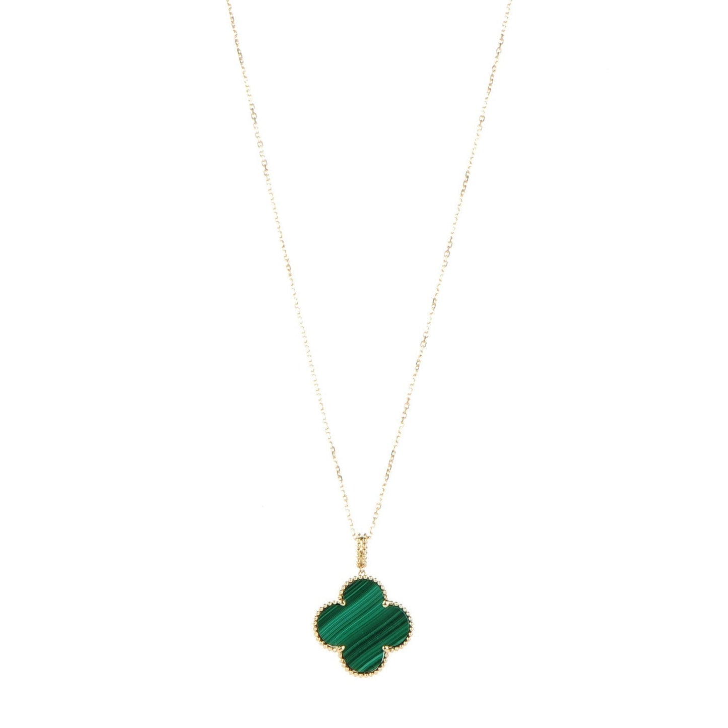 Magic Alhambra Malachite Necklace