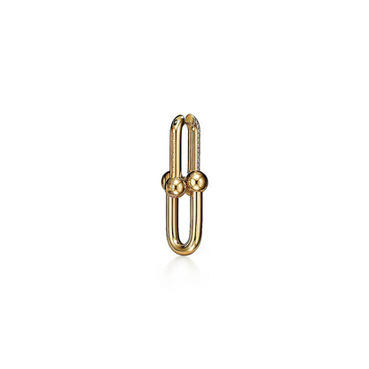 T HardWear Large Link Diamonds Earrings