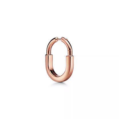 T Lock ROSÉ Edition Medium Earrings