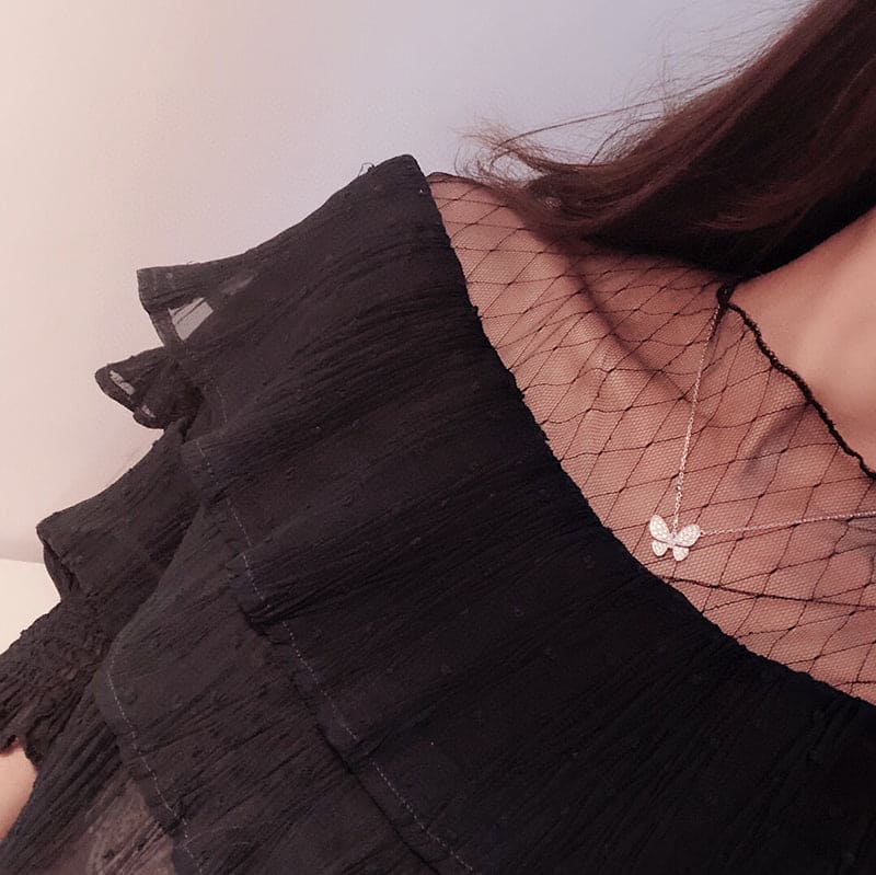 Two Butterfly Necklace
