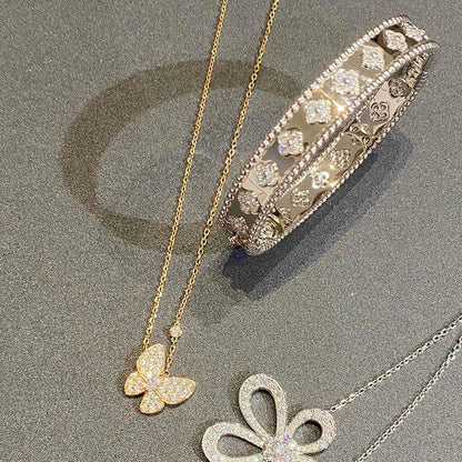 Two Butterfly Necklace